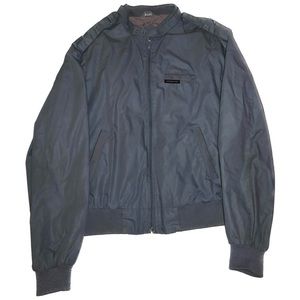 Vintage Members Only racer jacket in gray